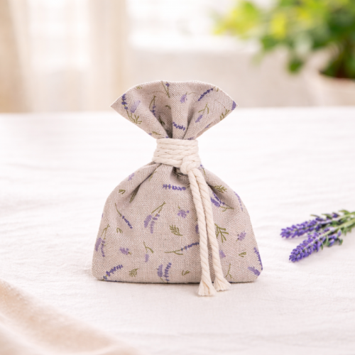 Μπομπονιέρα Πουγκι Lavender 12x17-331073